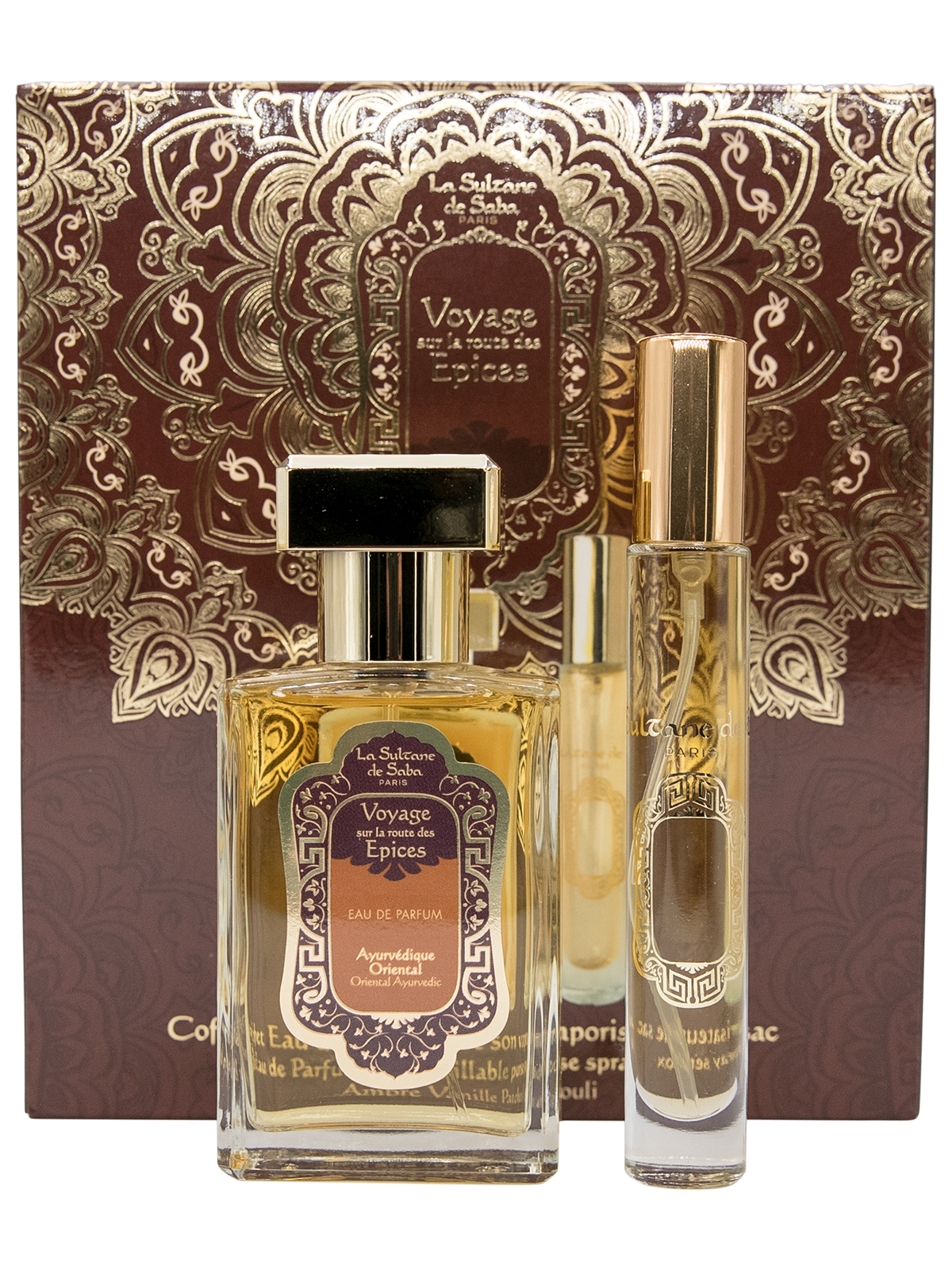 La Sultane de Saba Perfume Gift Set Ayurvedic Amber Vanilla Patchouli