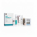 ALMA & NOON acne treatment kit with assorted skincare bottles and tubes in box