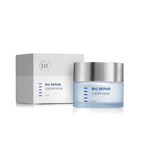 Bio Repair cream mask jar with blue label and matching box, 50 ml