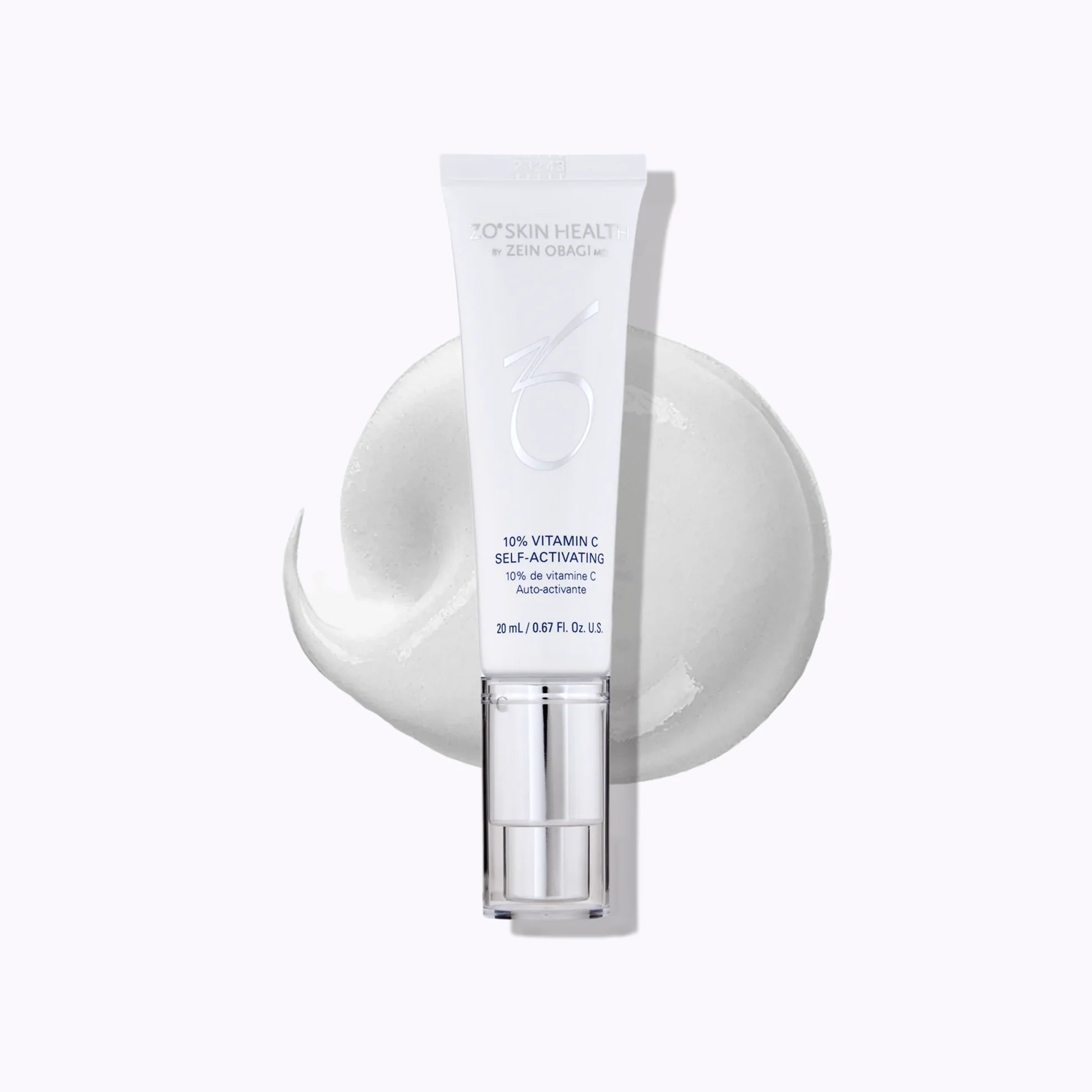 Skincare product with a white background