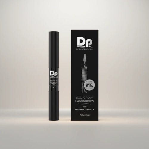 Dermaceuticals Exo-Grow Lash & Brow product packaging on a white background