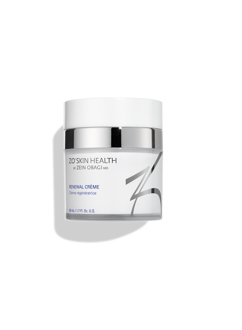 ZO Skin Health Renewal Creme jar on a white background